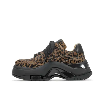 VITTORIO VENTURA Low Top Skateboard Shoes Women's Leopard