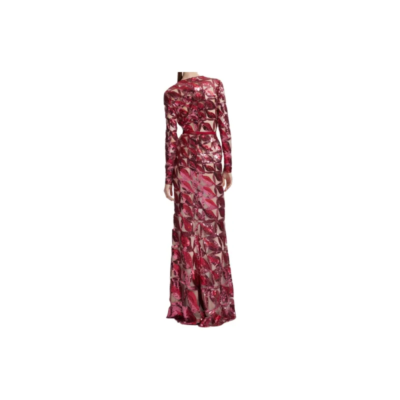ELIE SAAB Embroidered Tulle Dress-2