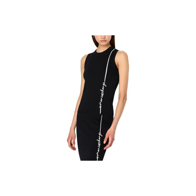 ARMANI EXCHANGE Intarsia knit Logo Sleeveless Top-4