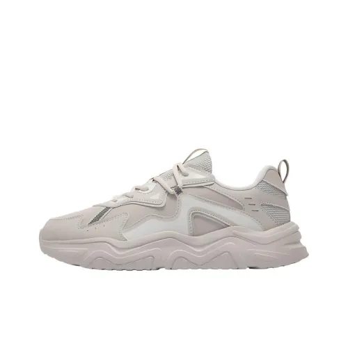 361° Life Collection Anti-Slip Wear-Resistant Low-Top Chunky Sneakers Men's Ecru