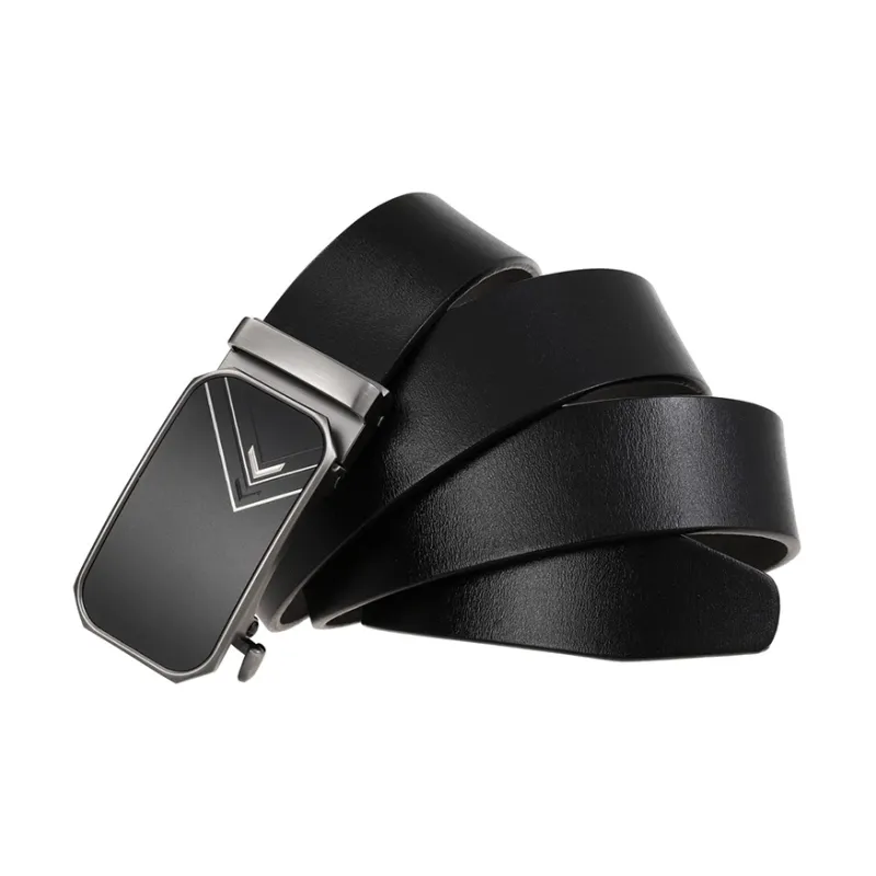 Yalu Preferred Cow Split Leather Belts Men's 3.5CM-2