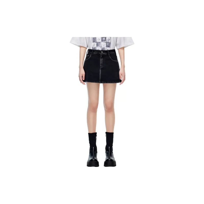 WE11DONE FW23 Denim Short Skirts Women's-5