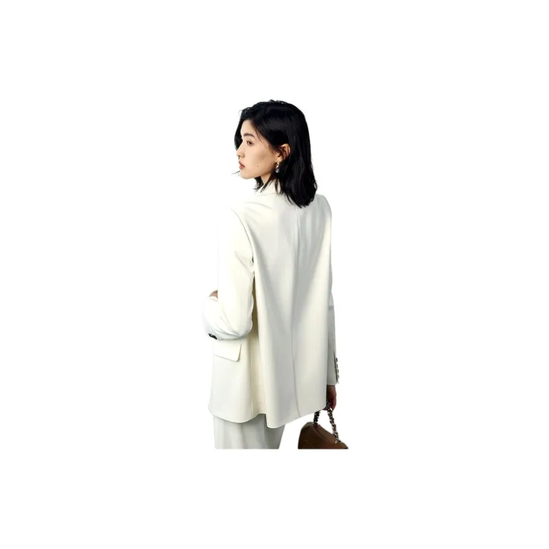 TKY SHOP Business Suit Women's Moon White-4