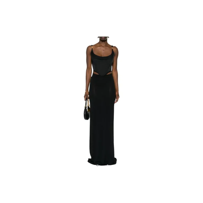 VERSACE Medusa 95 Corset Top 'Black'-4