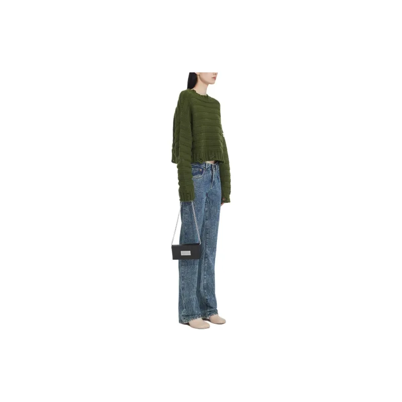 MM6 Maison Margiela Numbers Patch Distressed Jumper-2