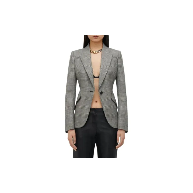 Alexander McQueen Single Breasted Jacket-1