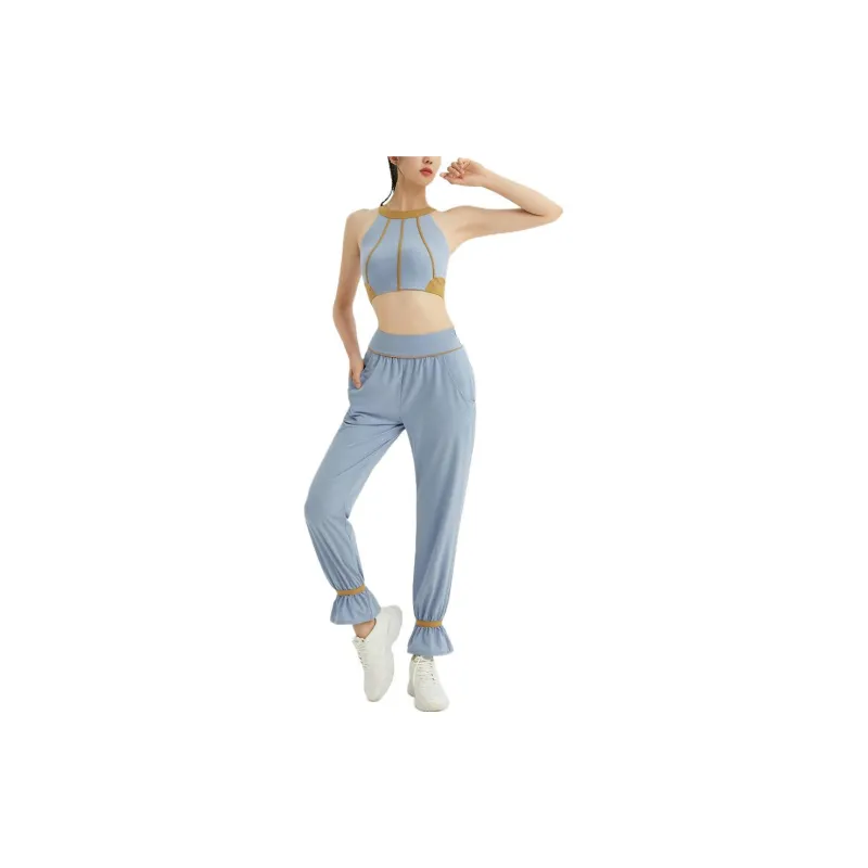 Sumday Athletics Flared Pants Sports Pants Women's Blue-1