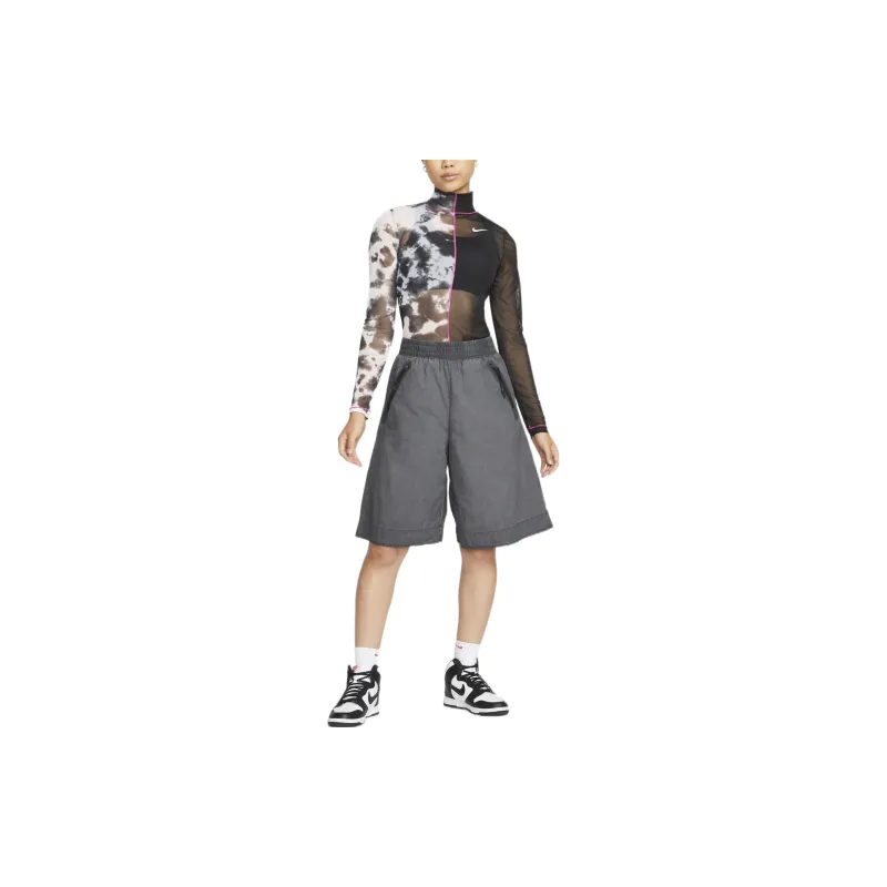 Nike SPORTSWEAR TECH PACK Casual Shorts Women's Coal Black-1