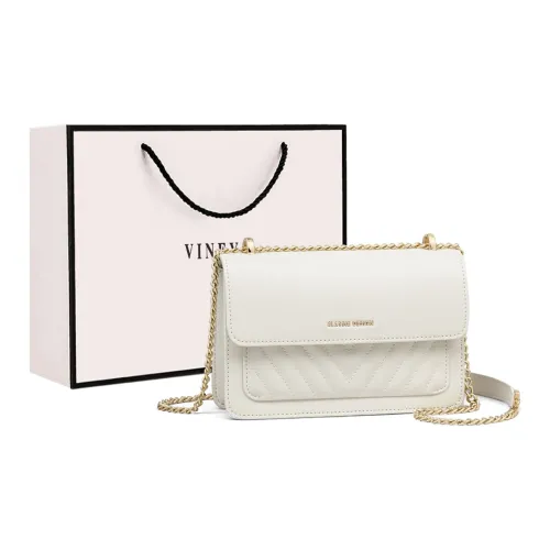 VINEY Cow Leather Small Square Furla Bag Shoulder Furla Bag Regular Women's Ecru
