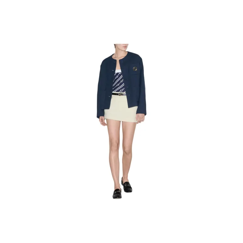 GUCCI G Brooch Tweed Jacket-2