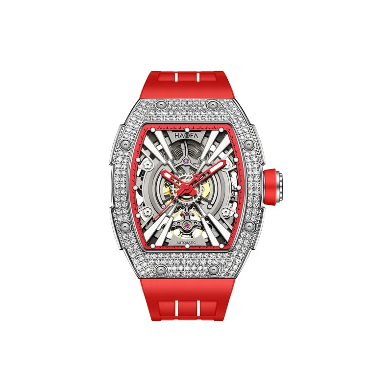 HaofaTourbillon 1907S Automatic Mechanical Movement Watch Men's Watches Cut-Out Dial-4