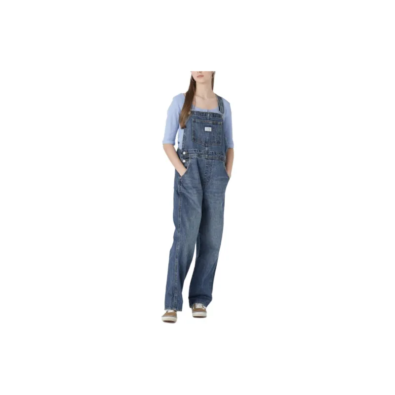 Levis Overalls Women's Vibrant Blue-2