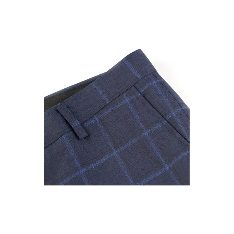 Yiwen Suit Trousers Men Blue-3