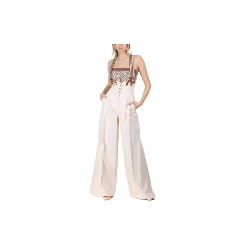 Elisabetta Franchi SS22 Jeans Women's Ecru-1