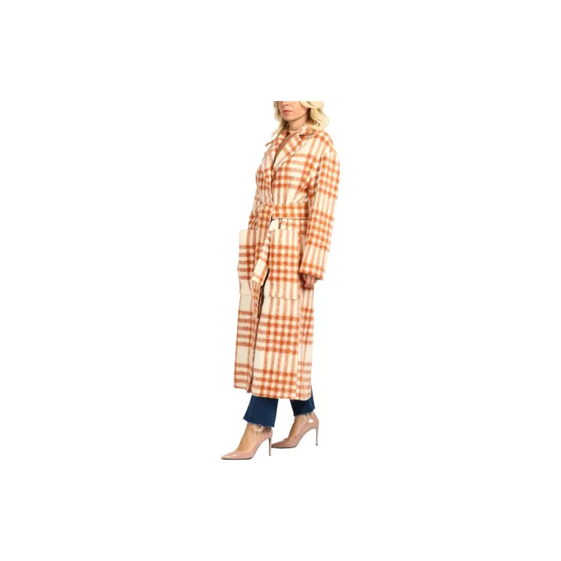 ERIKA CAVALLINI Coats Women's Orange-3