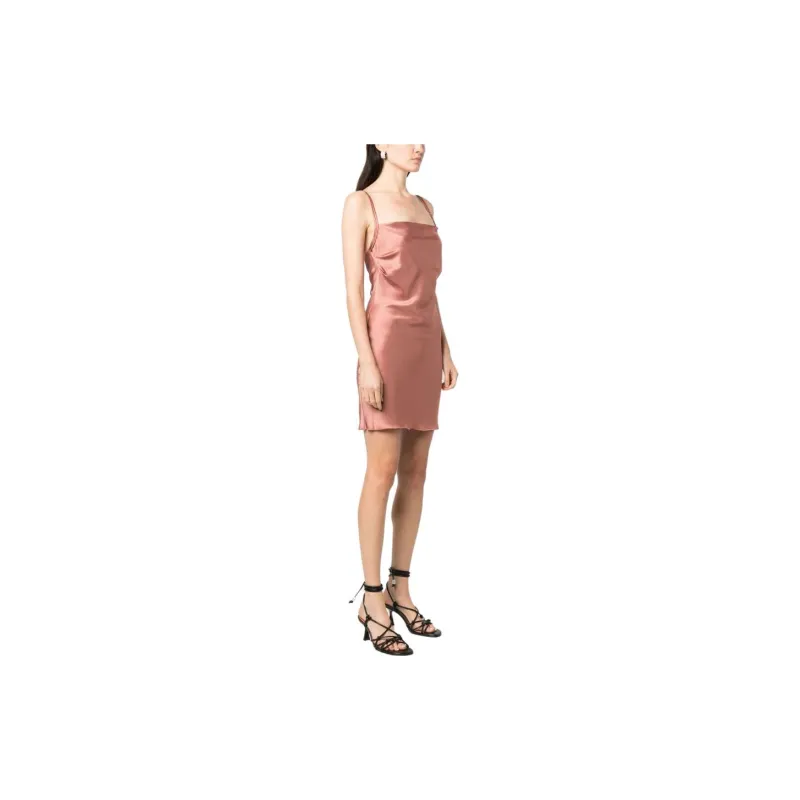 NANUSHKA Merva Slip Satin Mini Dress-3
