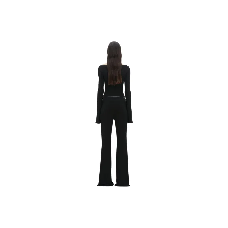 COURREGES Slash Sangle Crepe Jersey Pants-2