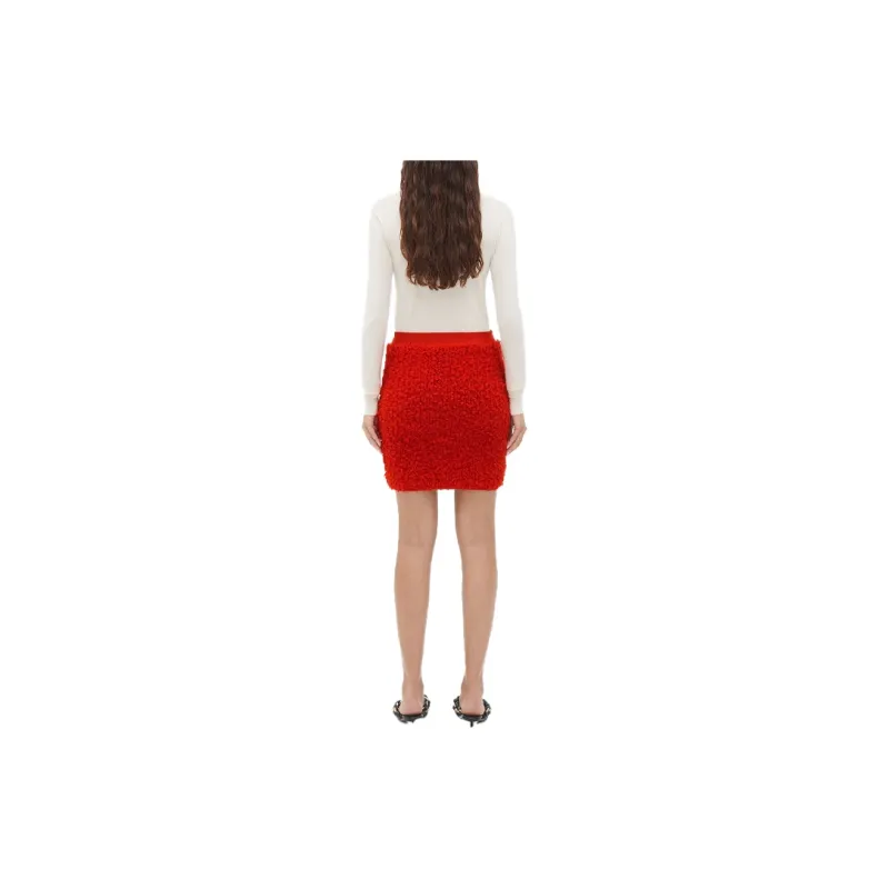 Bottega Veneta Casual Short Skirts Women's Orange-3