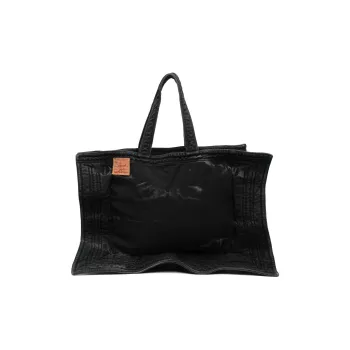 YProject Cotton One Shoulder Handbags Women's Black