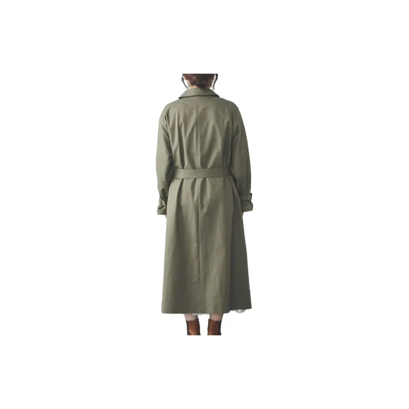 Beams Coats Women's Olive Green-2