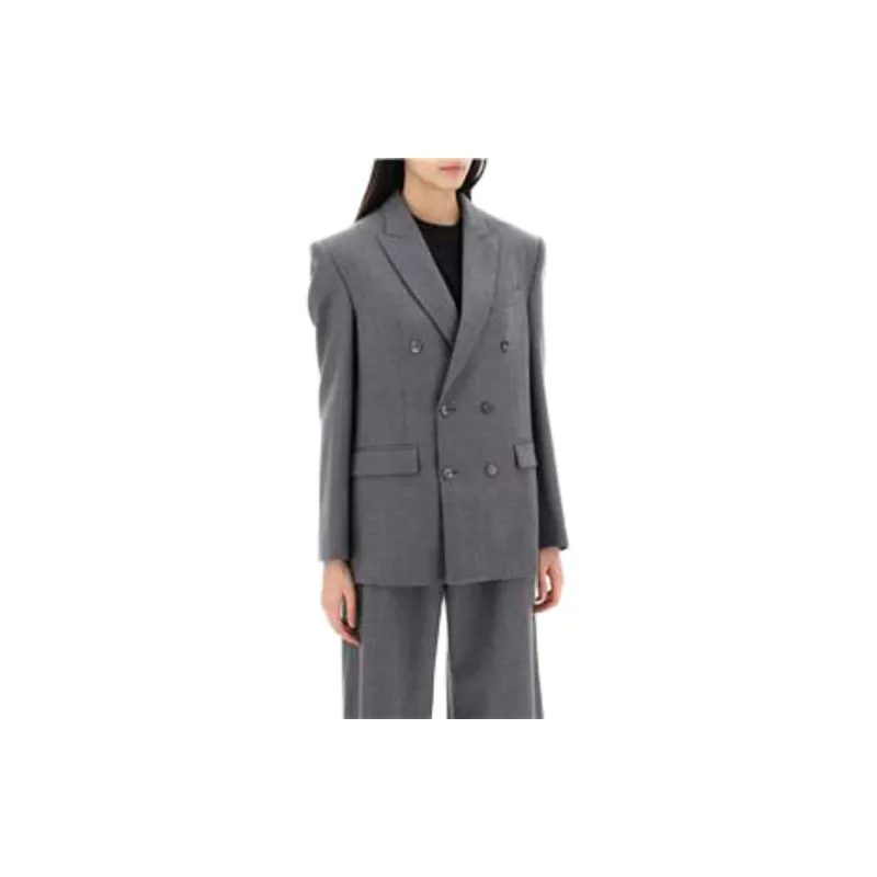 WARDROBE.NYC Double breasted Virgin Wool Blazer-1