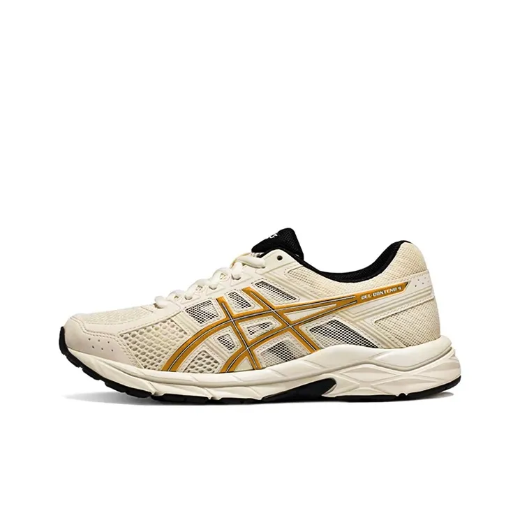 Asics Gel-Contend 4 Cushioned Slip-Resistant Low-Top Running Shoes Men's Coffee-1