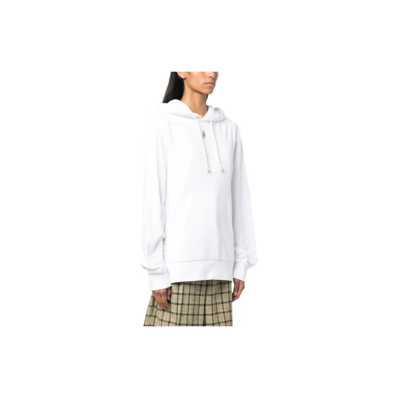 JW Anderson Logo Embroidered Drawstring Hoodie-1