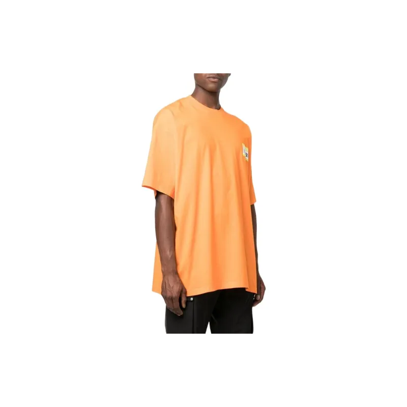Vetements T-Shirts Women's Orange-2