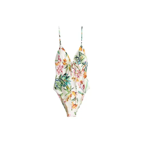 H&M One-Piece Swimsuits Women's Cream