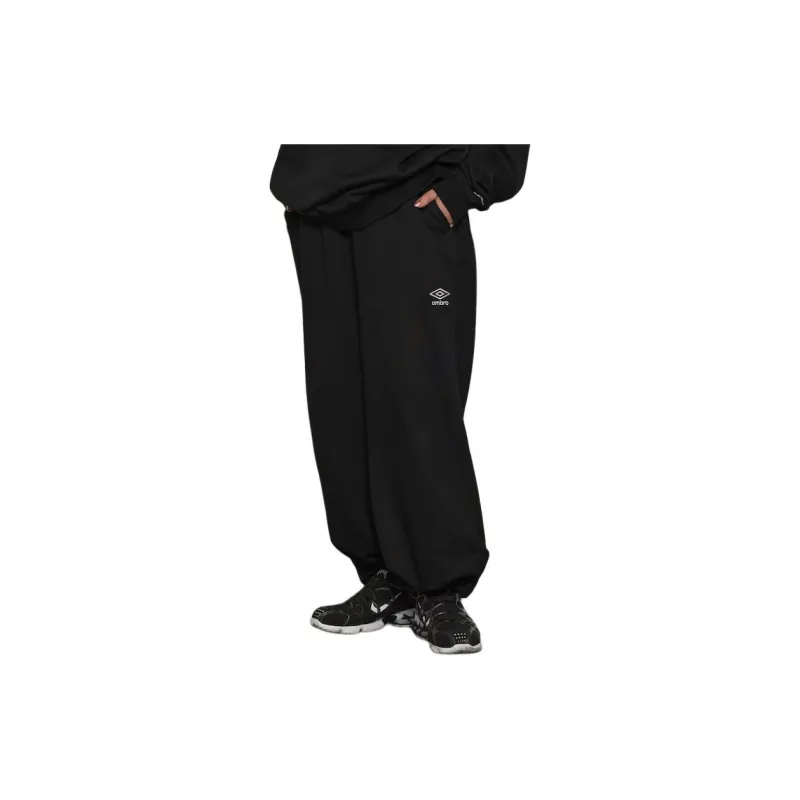 Umbro FW24 PUBLUX Knitted Sports Pants Unisex Black-1