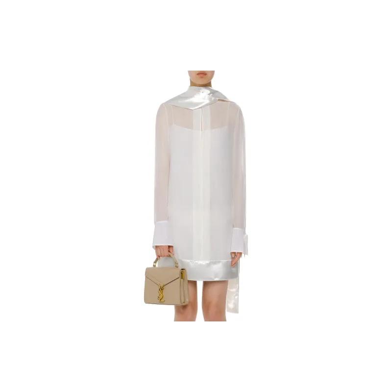 GIVENCHY Long-Sleeved Dresses Women's White-2