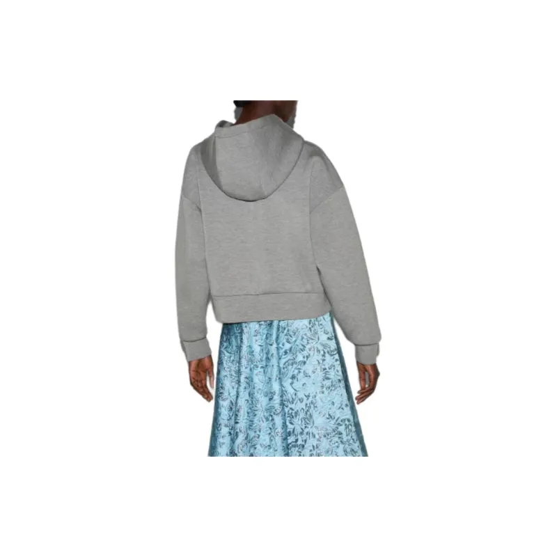 GUCCI Viscose Jersey Hooded Sweatshirt Gray-3