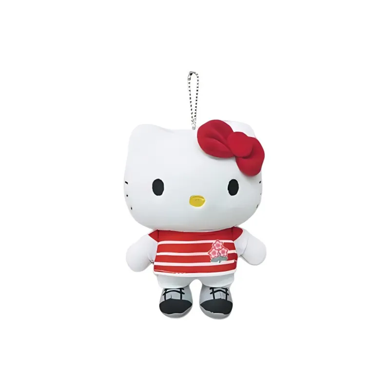 Sanrio Hello Kitty Rugby Collaboration Edition Dolls Plush Pendant 20cm High-2