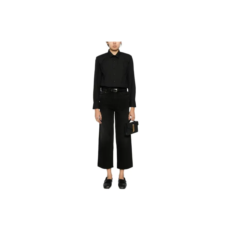TOTEME Wide Leg Jeans-1
