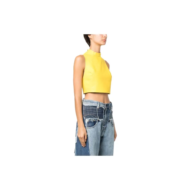 MANOKHI Tank Tops Women's Banana Yellow-3