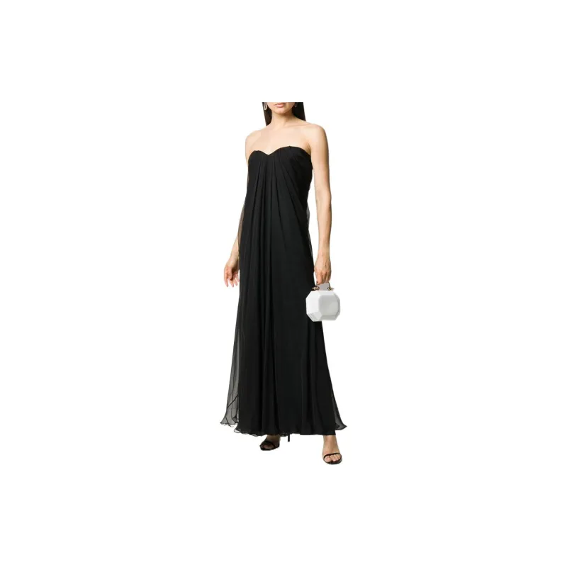 Alexander McQueen Sleeveless Dresses Women's Black-1