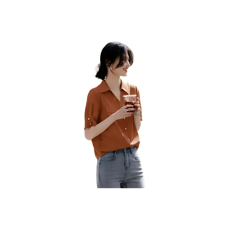 XWI Shirts Women's Coral Orange-1