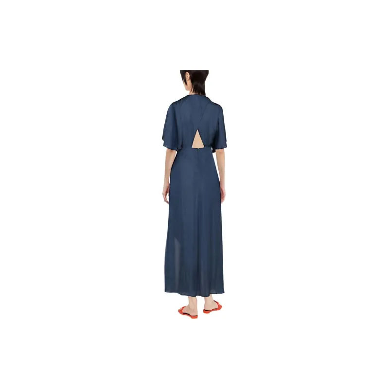 Maje Short Sleeved Dresses Women's Navy-2