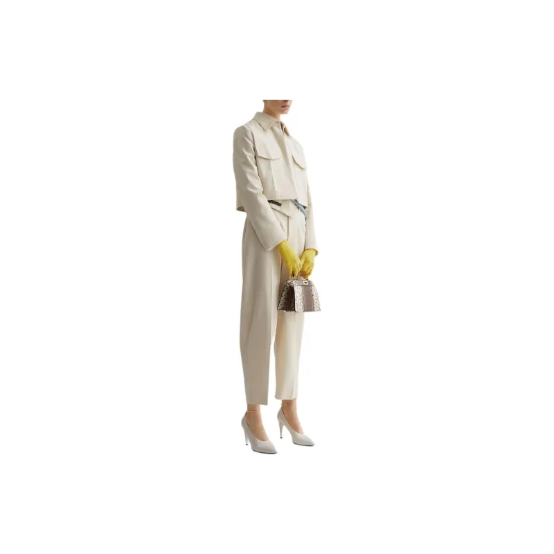 FENDI Asymmetric Tailored Trousers-2