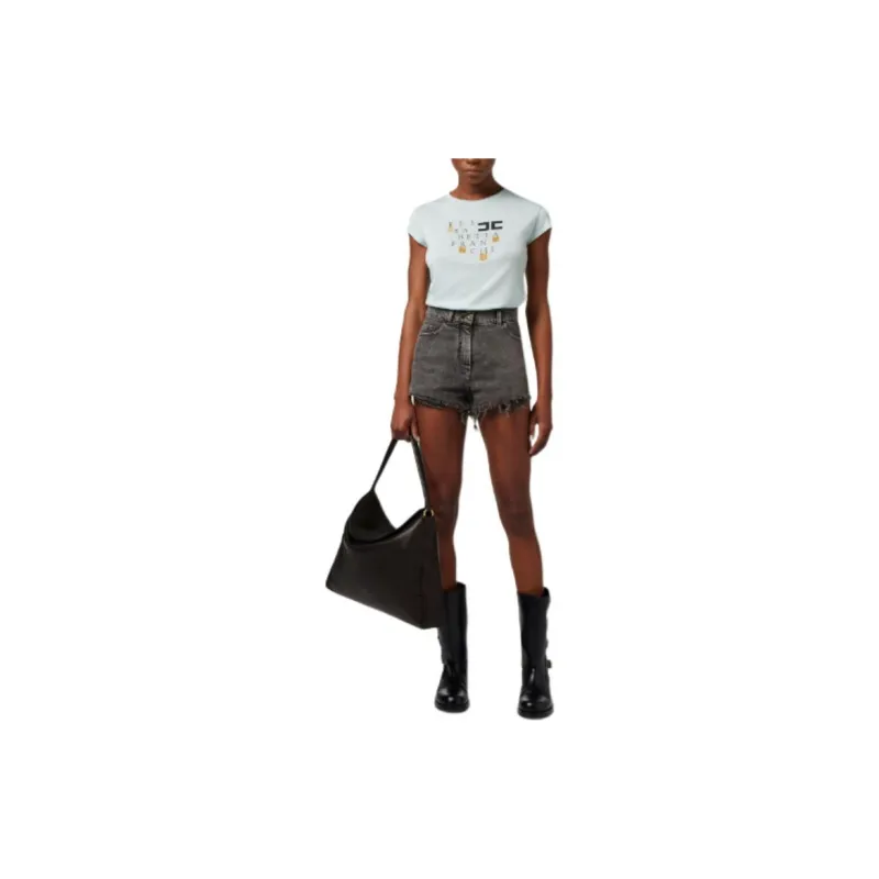 Elisabetta Franchi T Shirt Women's Blue-1