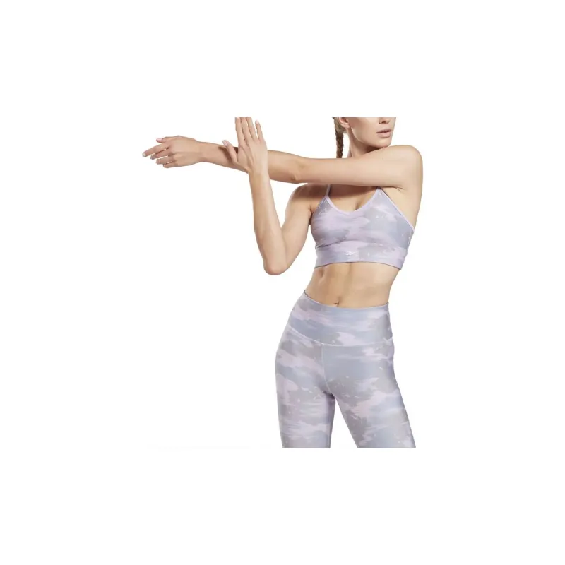 Reebok ID TRAIN CAMO BRA Sports Underwear Women's Purple-3