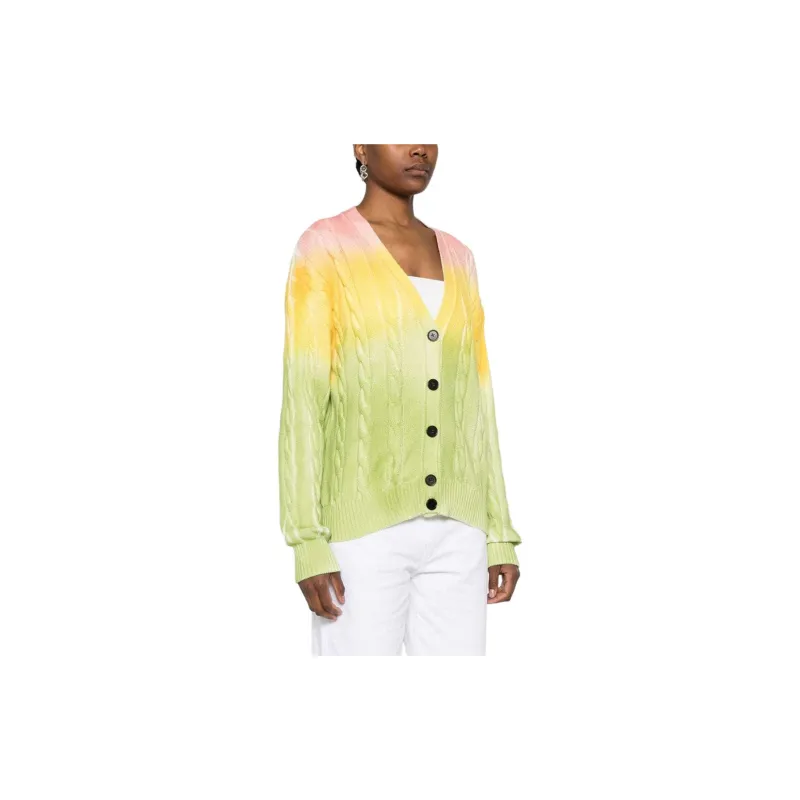 MSGM Tie Dyed Knitted Cardigan-3