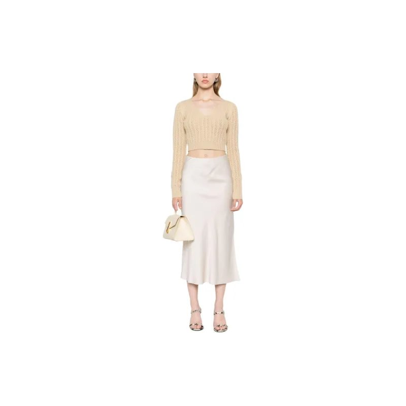 MaxMara V Neck Long Sleeved Top-1