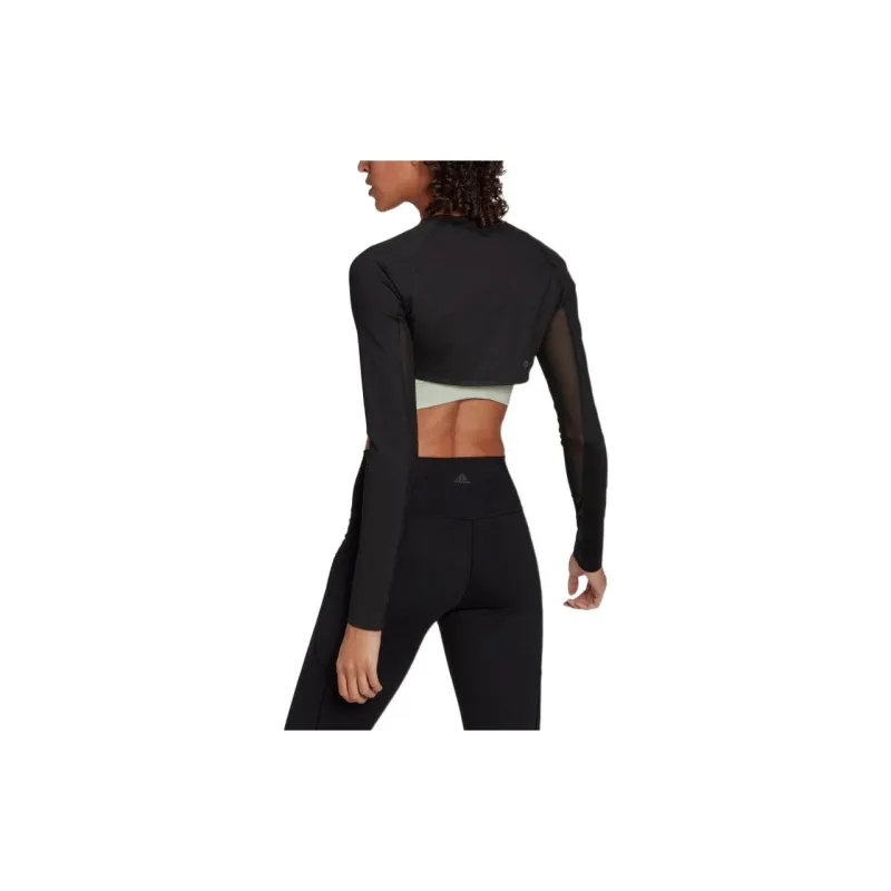 Adidas Crop Tops Women's Black-2
