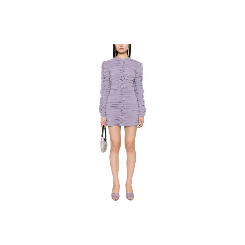 Magda Butrym Ruffled Stretch silk Minidress-1