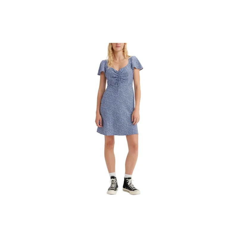 Levi's Short Sleeved Dress Women's Blue-2
