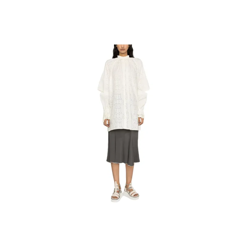 Henrik Vibskov Void Filler Broderie anglaise Shirt-1