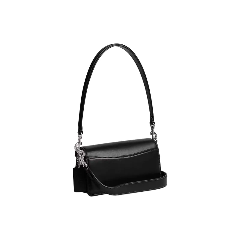 COACH Tabby Cow Leather Crossbody Bag, Shoulder Bag Trumpets Women's Black-1