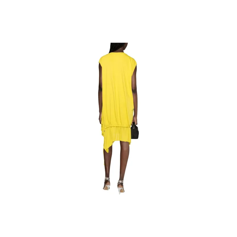 DIESEL Sleeveless Dress Women's Yellow-1