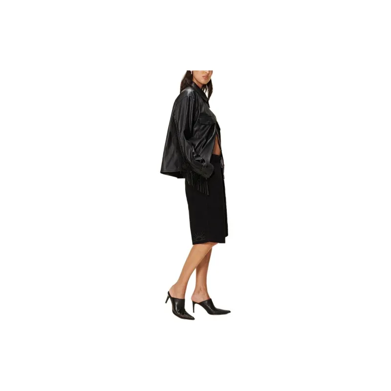 HOUSE OF SUNNY Jackets Coats Women's Black-4